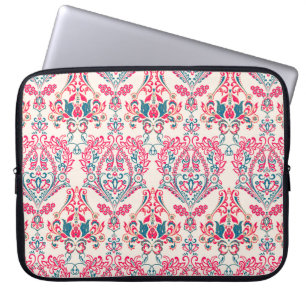 Floral seamless Ornate damask background. vintage Laptop Sleeve