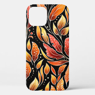 Floral seamless pattern. Autumn background with go iPhone 12 Case