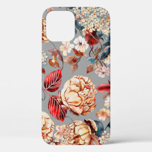 Floral seamless pattern, background In art nouveau iPhone 12 Case