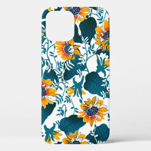 Floral seamless pattern, background In art nouveau iPhone 12 Case