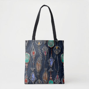Floral seamless pattern, background In art nouveau Tote Bag