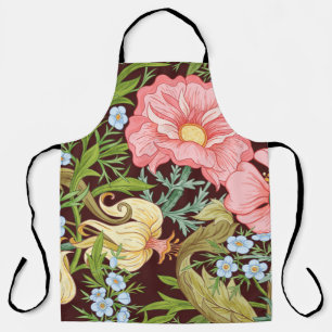 Floral Seamless pattern, background with In art no Apron