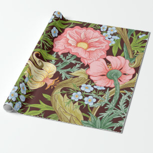 Floral Seamless pattern, background with In art no Wrapping Paper