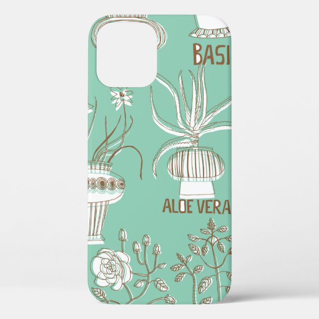 Floral seamless pattern Case-Mate iPhone case (Back)
