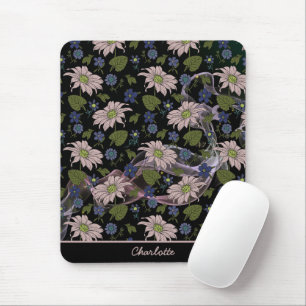 Floral seamless pattern colourful personalised nam mouse pad