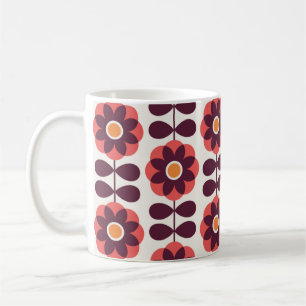 Floral seamless pattern design. Scandinavian style Coffee Mug