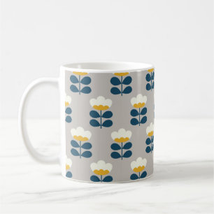 Floral seamless pattern design. Scandinavian style Coffee Mug
