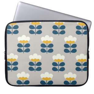 Floral seamless pattern design. Scandinavian style Laptop Sleeve