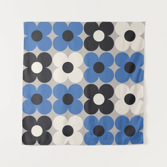 Floral seamless pattern design. Scandinavian style Tapestry (Front)