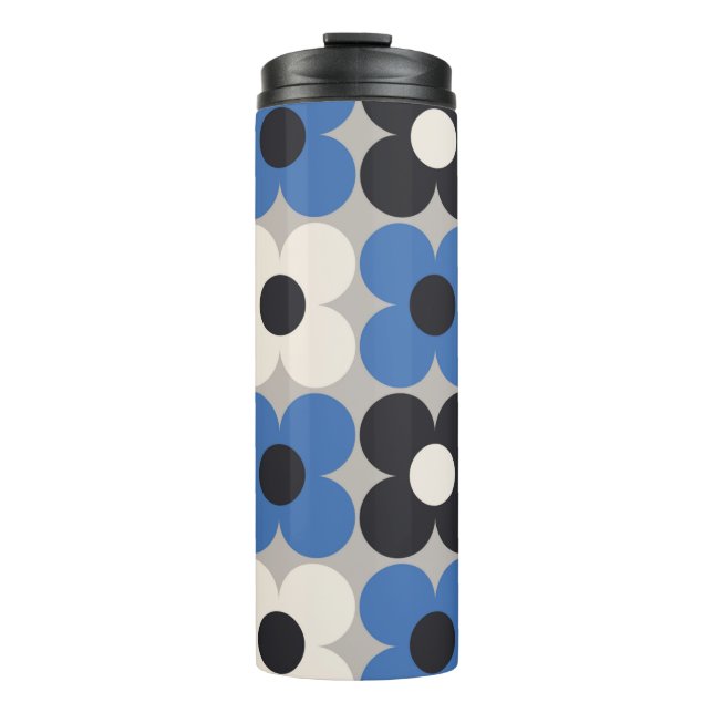 Floral seamless pattern design. Scandinavian style Thermal Tumbler (Front)