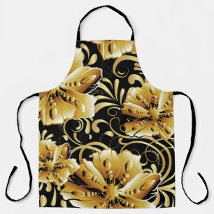 Floral seamless pattern. Flourish 3d wallpaper. Or Apron