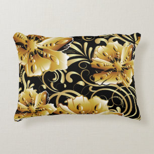 Floral seamless pattern. Flourish 3d wallpaper. Or Decorative Cushion