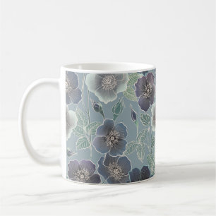Floral seamless pattern. Flower background. Floral Coffee Mug