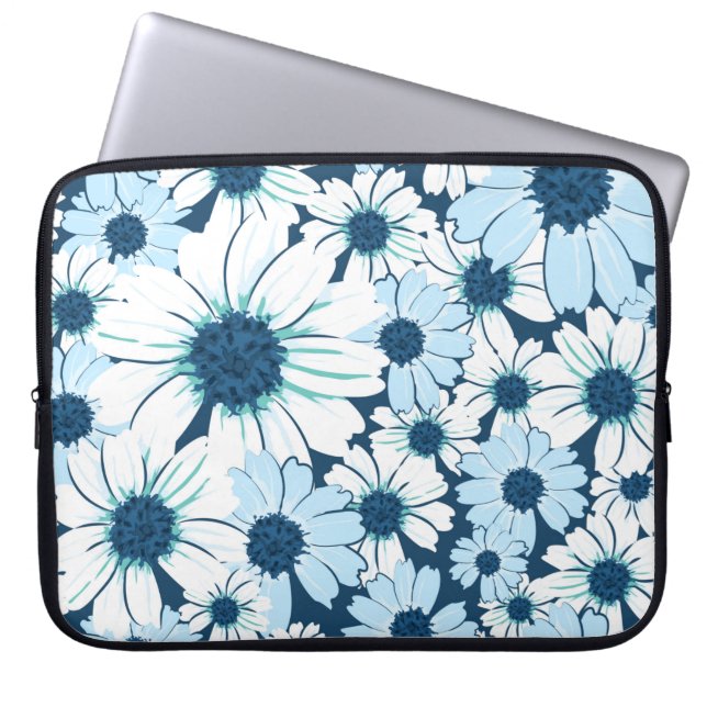 Floral seamless pattern /flower textilepattern, ab laptop sleeve (Front)