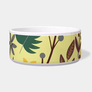 Floral seamless pattern flowers, leaves, branches