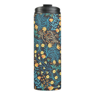 Floral seamless pattern. Hand drawn creative flowe Thermal Tumbler