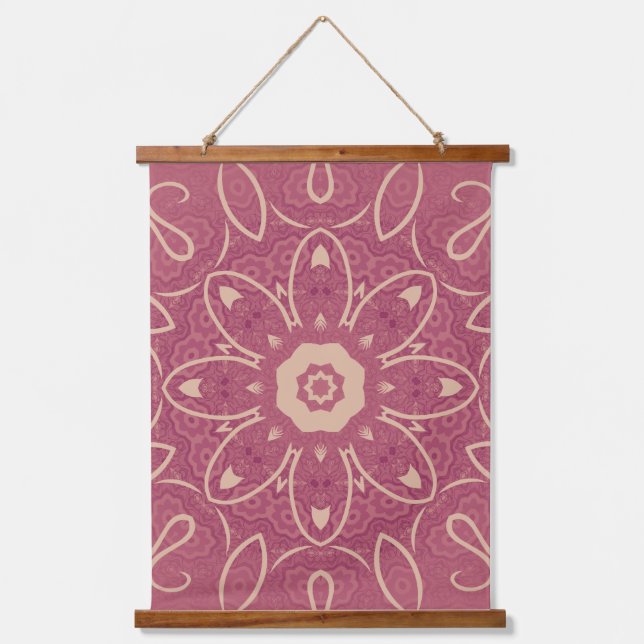 Floral Seamless Pattern Hanging Tapestry (Front)
