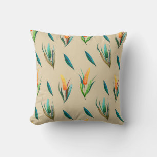 Floral seamless pattern made of stylised flowers a cushion
