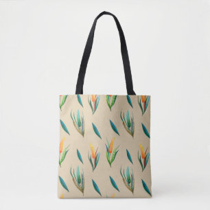 Floral seamless pattern made of stylised flowers a tote bag