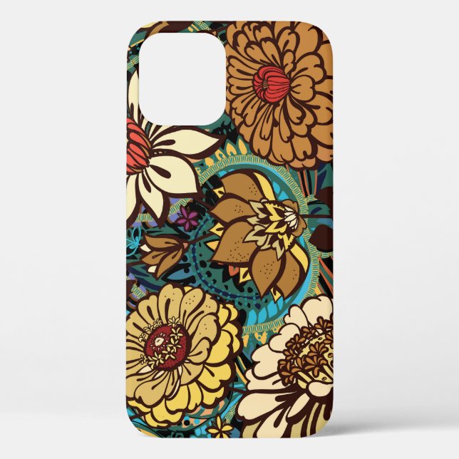 Floral seamless pattern, original print design. Case-Mate iPhone case (Back)