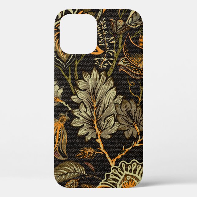 Floral seamless pattern, texture effect. Indian or Case-Mate iPhone Case (Back)