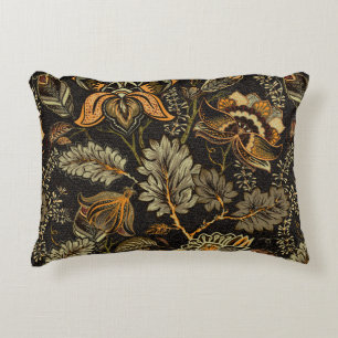 Floral seamless pattern, texture effect. Indian or Decorative Cushion