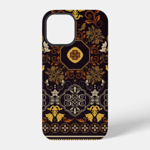 Floral seamless pattern. Vintage indian decorative iPhone 12 Case