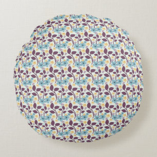  Floral Seamless Pattern   Vintage Style  Round Cushion