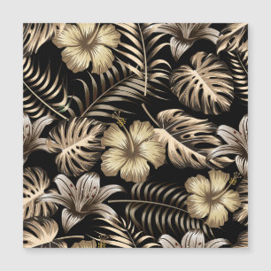 Floral Seamless Pattern with Leaves.