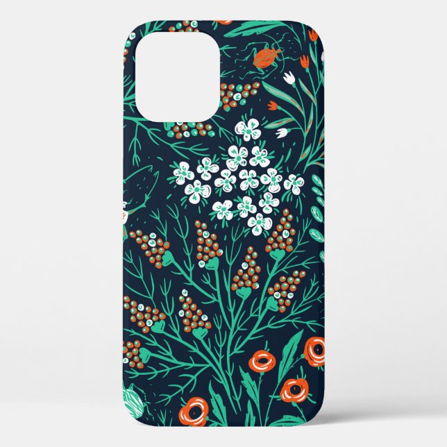  floral seamless pattern with summer blooms and co Case-Mate iPhone case (Back)