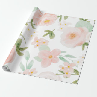 FLORAL SEAMLESS PATTERN WRAPPING PAPER
