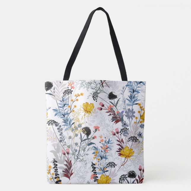 Floral Seasonal Tote Bag (Front)
