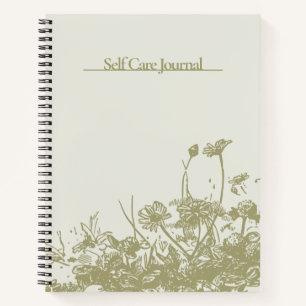 Floral Self Care Journal 