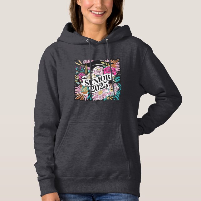 Floral Senior 2025 Sweatshirt (Front)