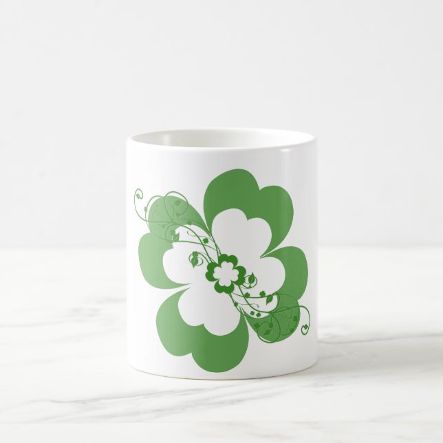 Floral Shamrocks Mug (Center)