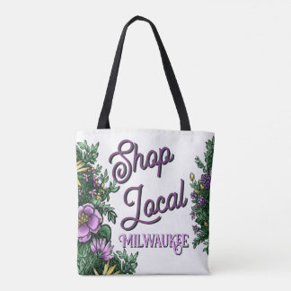 Floral Shop local, city Tote Bag