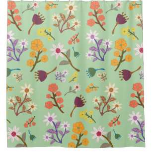Floral Shower Curtain