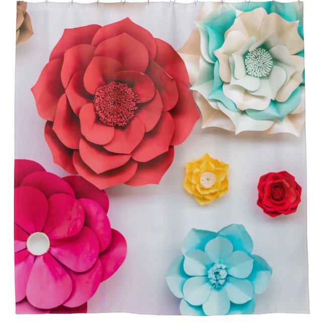 Floral Shower Curtain (Front)