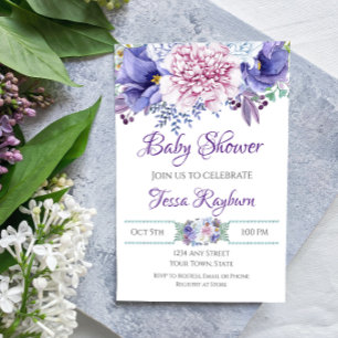 Floral Shower Invitation