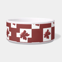 Floral silhouette pattern.