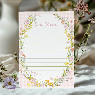 Floral Silly Goose Time Capsule Note Message Card