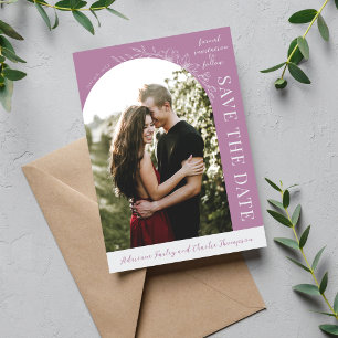 Floral Simplicity 1 Lavender Save The Date