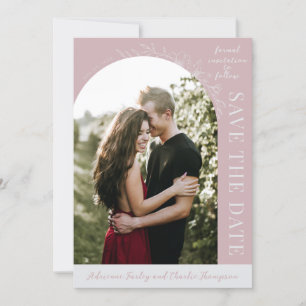 Floral Simplicity 1 Moonlight Mauve Save The Date