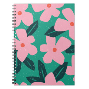 Floral Simplicity: Abstract Beauty Notebook