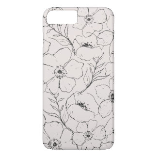 Floral Simplicity - Neutral iPhone 8 Plus/7 Plus Case