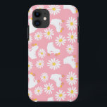 Floral Skates Roller Skating Pattern Birthday Pink iPhone 11 Case<br><div class="desc">Cool modern pastel pink spring summer daisies and white retro roller quad skates with pink wheeles design for roller skater woman, girl. Loveable roller skates pattern design on home decor, mugs, wrapping paper, etc. Roller skates art illustration design gift for daughter, granddaughter, derby girl, roller babe. Rollerskating, quad roller skates,...</div>