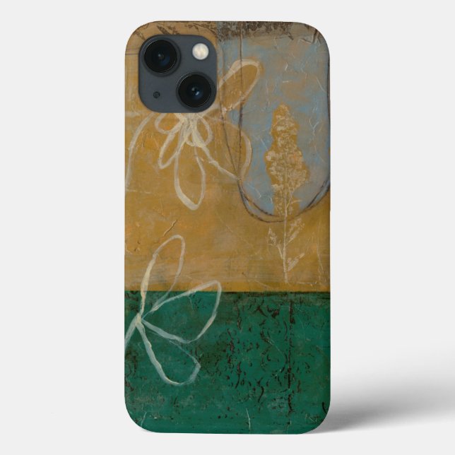 Floral Sketch with Wildflower and Plants Case-Mate iPhone Case (Back)