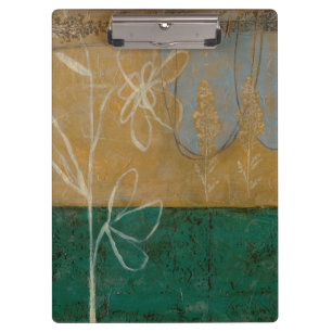 Floral Sketch with Wildflower and Plants Clipboard