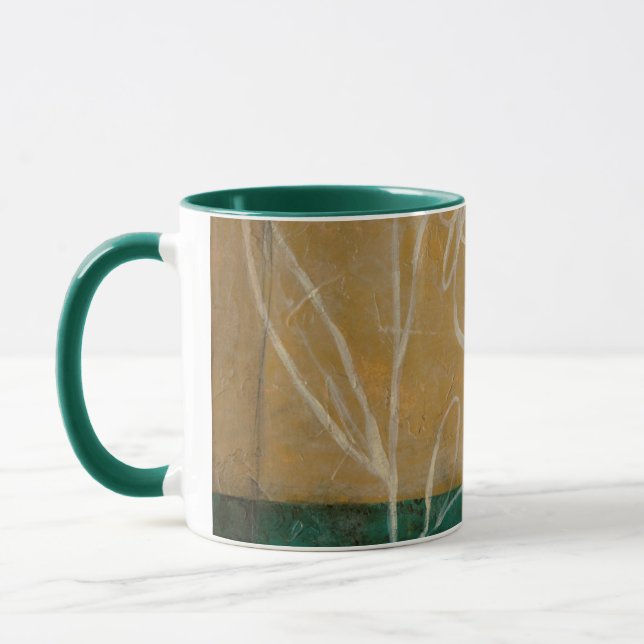 Floral Sketch with Wildflower and Plants Mug (Left)
