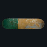 Floral Sketch with Wildflower and Plants Skateboard<br><div class="desc">A lot is going on in this painting by Jennifer Goldberger. A floral sketch takes centre stage,  and small trees make up the background. Fans of Eugene Delacroix and Edward Hopper may want to purchase this piece!</div>
